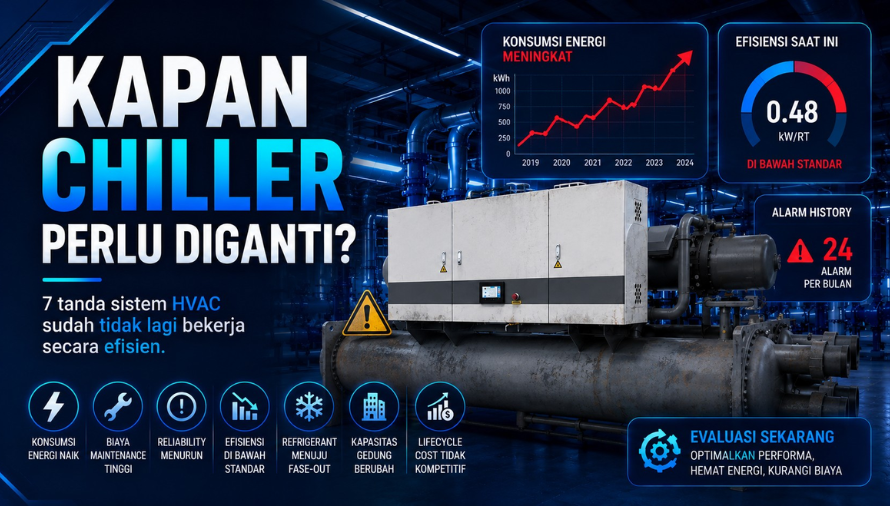 Penggantian Chiller yang sesuai